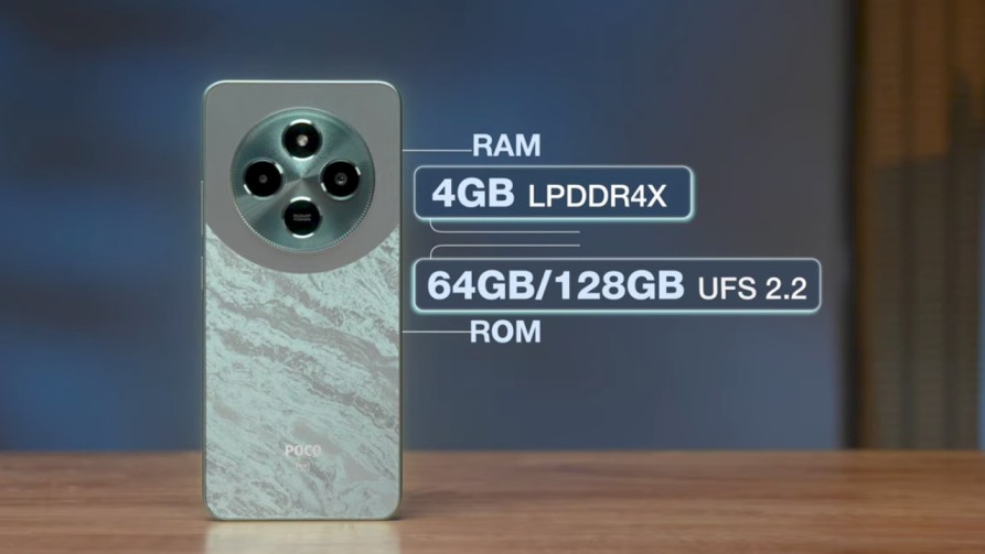 Poco C75 5G ram and storage