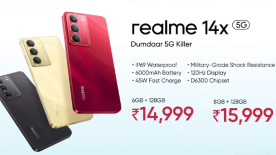 Realme 14x 5g price in hindi
