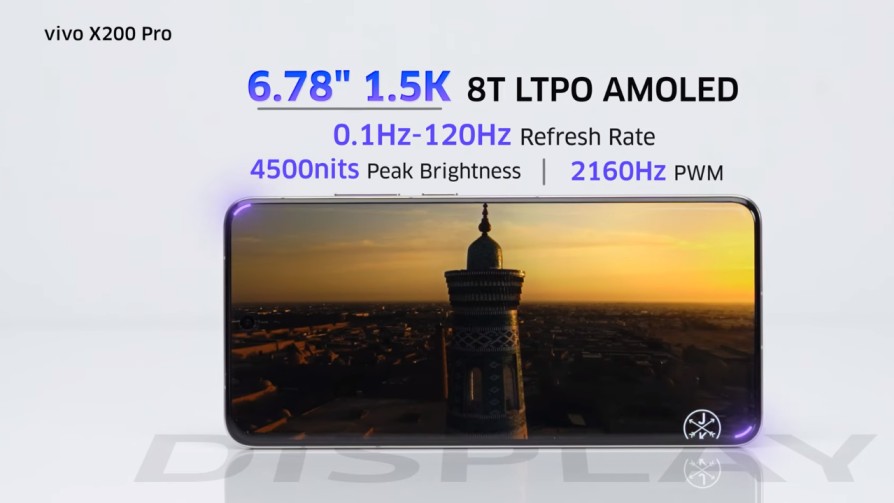 vivo x200 pro display