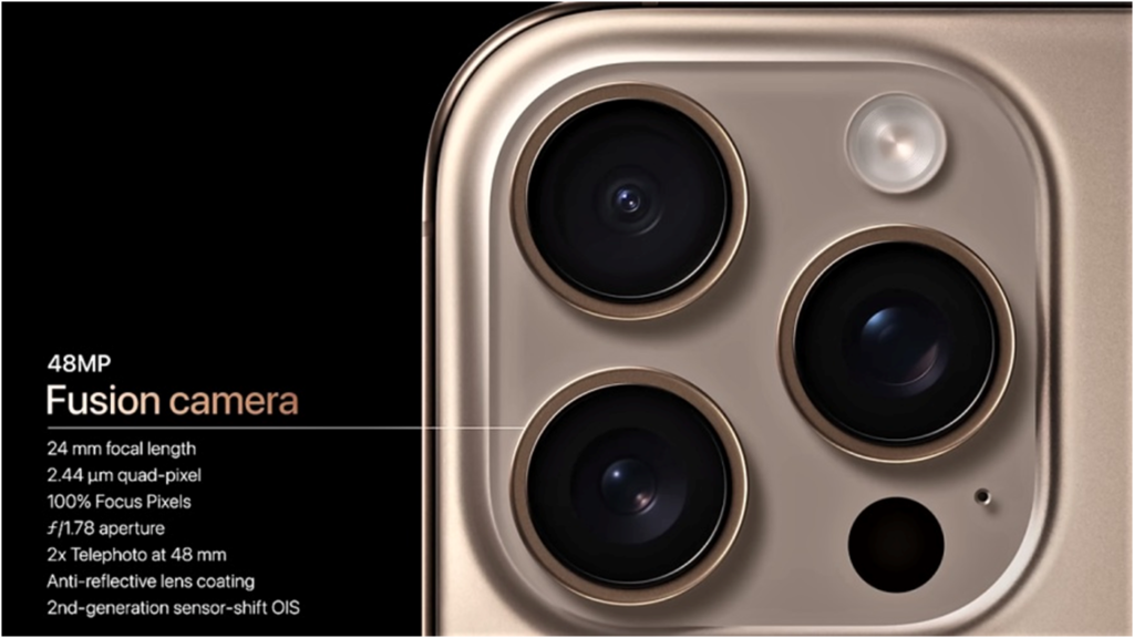 I Phone 16 pro camera