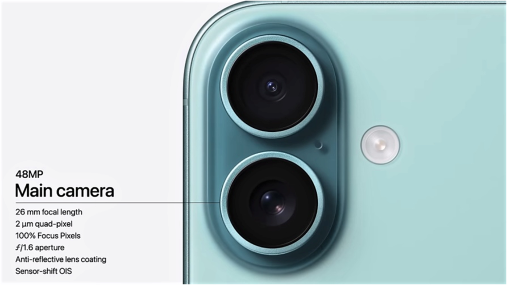 I Phone 16 camera